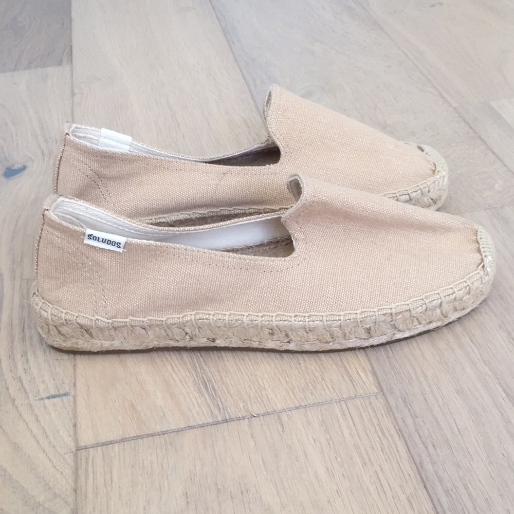 Soludos platform espadrille smoking loafer